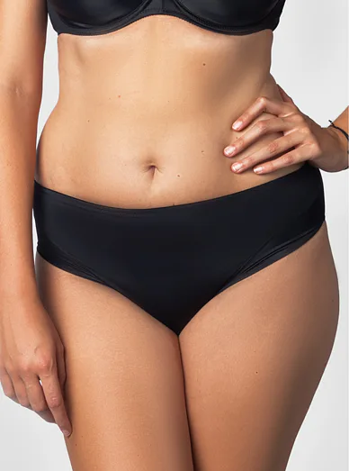 Triola klasické kalhotky černé 31615 - černá