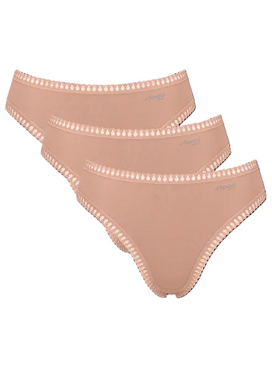 Sloggi sada klasických kalhotek 3 ks béžové - tělová