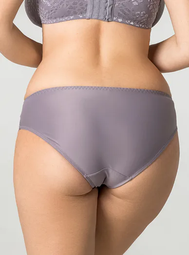 Triola klasické kalhotky s lesklým vzorem šedé 31662 - šedá