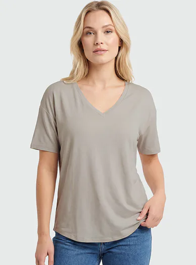 Babella volné tričko béžové - béžová