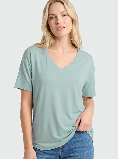 Babella volné tričko zelené - pastelově zelená