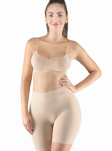 Gina dámské boxerky s delší nohavičkou tělové - tělová