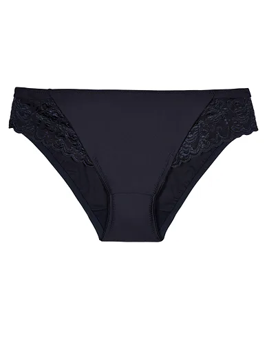 Triola klasické kalhotky s krajkou modré 31665 - modrá