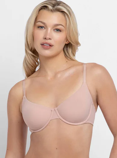 Dorina nevyztužená podprsenka s kosticí béžová - béžová