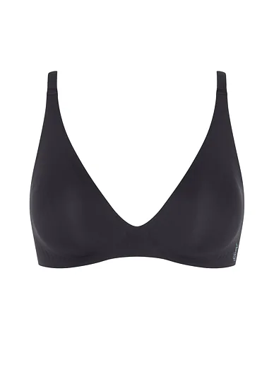 Sloggi push-up braletka bez kostic černá - černá