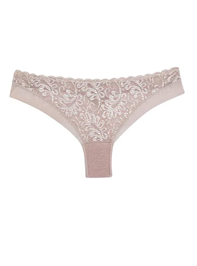 Triola krajkové kalhotky brazilky růžové 34665 - rosé