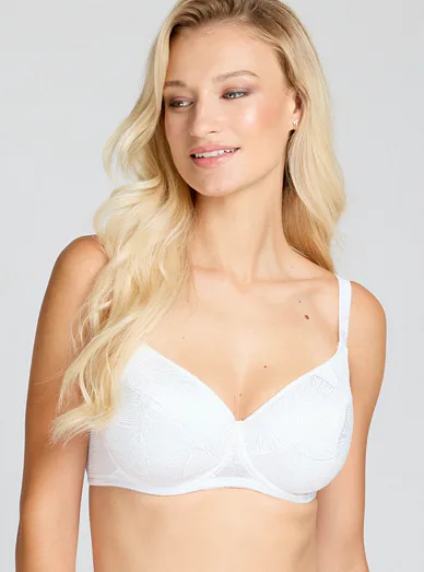 Triola T-Fit vyztužená podprsenka s kosticemi bílá 22894 - bílá