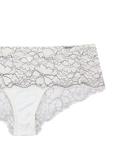 Triola celokrajkové kalhotky panty bílé 35140 - perlová