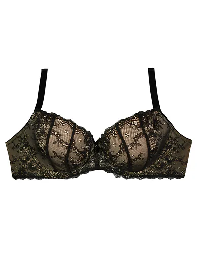 Triola Sexy-Fit tence vyztužená balkónová podprsenka černá 26763 - černá