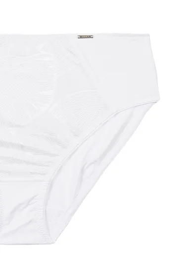 Triola klasické vysoké kalhotky bílé 32894 - bílá