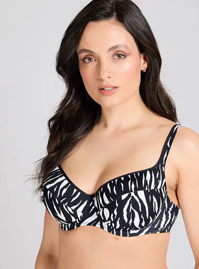 Triola T-Fit vyztužená plavková podprsenka černá 82270 - černá