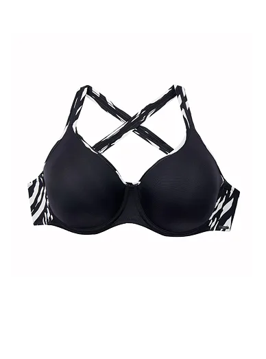 Triola Perfect-Fit vyztužená plavková podprsenka černá 88270 - černá