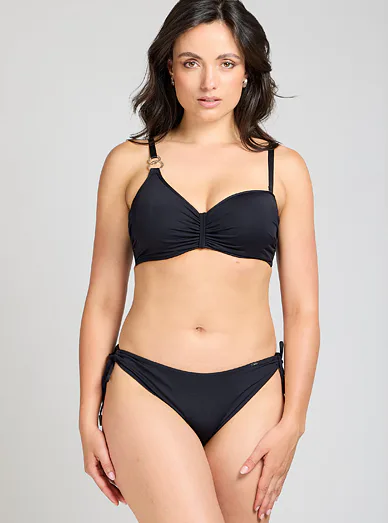 Triola plavkové klasické kalhotky černé 91002 - černá