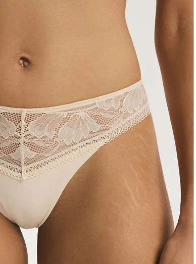 Esotiq celokrajkové klasické kalhotky béžové - Teplá béžová