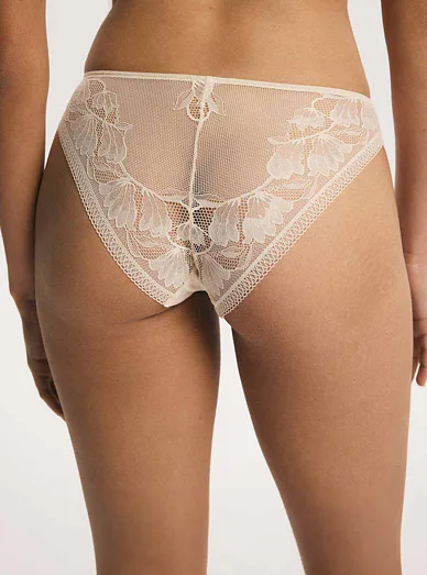 Esotiq celokrajkové klasické kalhotky béžové - Teplá béžová