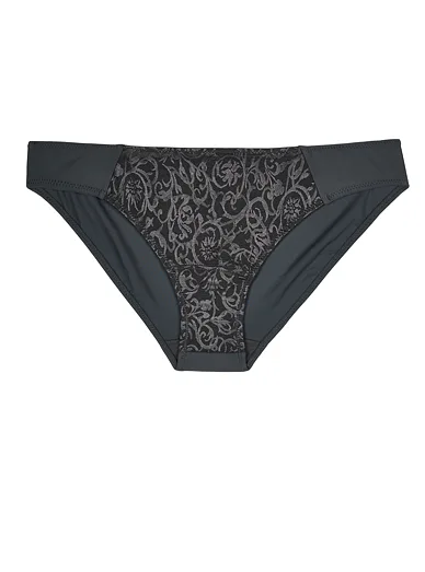 Triola klasické kalhotky s krajkou šedé 31731 - šedá