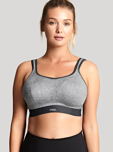 Panache Sport podprsenka bez kostic šedá melange - šedý melange