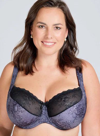 Triola Comfy-Fit nevyztužená podprsenka s flexi kosticemi černo-bílá 21777 - černo-bílá