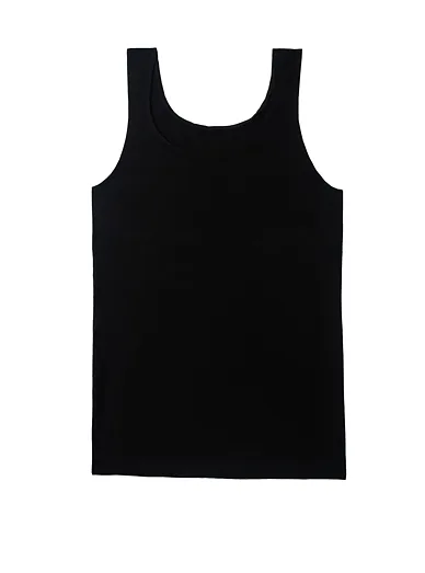 Gina dámské bambusové tílko s širokými ramínky černé - černá