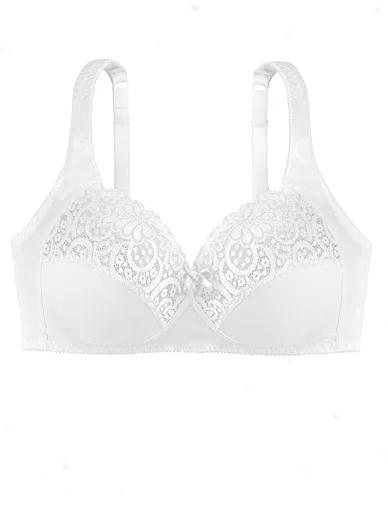 Dorina nevyztužená podprsenka bez kostic bílá - bílá