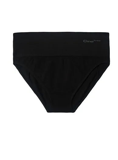 Gina dámské bambusové kalhotky s vysokým pasem černé - černá