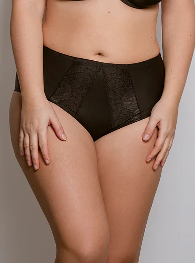 Triola kalhotky s vysokým pasem černé 32000 - černá