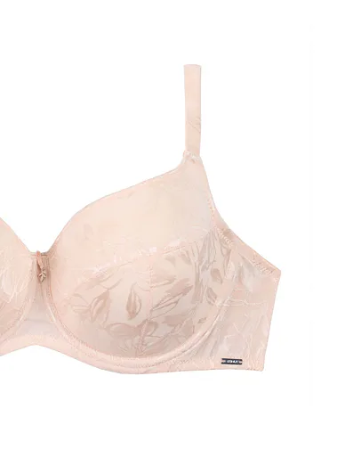 Triola T-Fit vyztužená podprsenka s kosticemi růžová 22859 - pudr