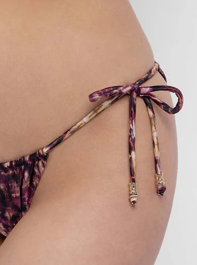 Dorina plavkové klasické kalhotky batikované - batika