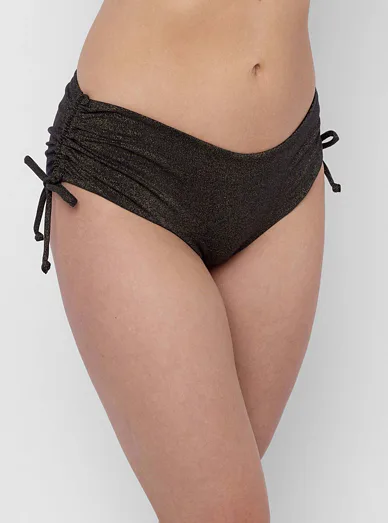 Dorina plavkové kalhotky klasické černé - černá