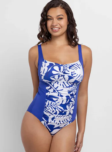 Dorina jednodílné vyztužené plavky modré - modrá