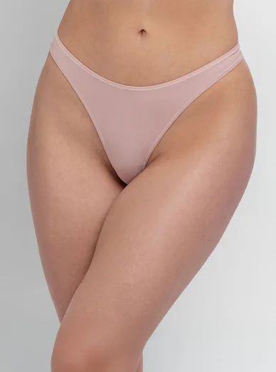 Dorina hladká tanga béžová - béžová