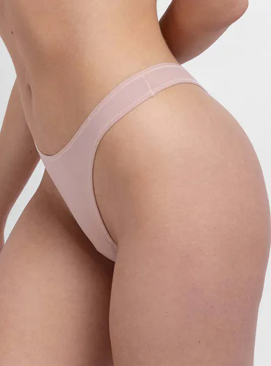 Dorina hladká tanga béžová - béžová