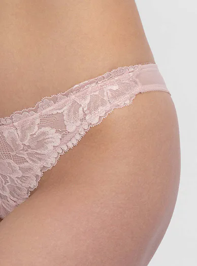 Dorina celokrajková tanga růžová - růžová