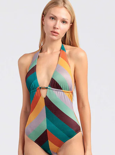 Admas jednodílné plavky barevné - vícebarevná