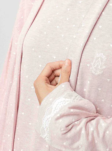 Admas lehký župan růžový - růžová