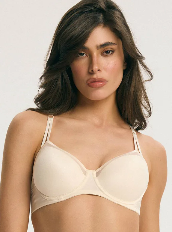 Esotiq push-up podprsenka béžová - tělova